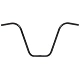 Nirve Straight Ape Hanger Cruiser Bicycle Handlebar (Black?, 26-Inch)