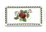 Portmeirion Pomona Earthenware 15 x 7-Inch Sandwich Tray with Handle