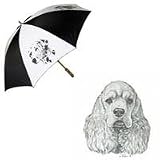 Cocker Spaniel Umbrella by Porcelain by Rosalinde (60' Arc)