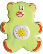 Beautiful Cookies Organic Party Favors-Carebear Organic Cookies Cookies, 10 Cookies by Beautiful Cookies