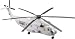 Roco Minitanks 1/87 Sikorsky CH53 United Nations Helicopter Kit (D)