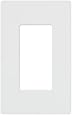 Lutron CW-1-WH 1-Gang Claro Wall Plate, White