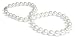 9 x 10mm white silver Australian south sea cultured pearl necklace 17