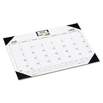House of Doolittle 125-02 Economy Academic Desk Pad Calendar for 2009, 14-Month July-August, 22 X 17