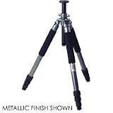 Giottos MT-8270, 4 Section Carbon Series, Universal Tripod Legs, Supports up to 22 lbs., Maximum Height 66, 154 cm, Black