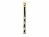 Ladies 0.21ct Diamond Three Stone Gold Stick Pendant