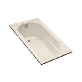 KOHLER Devonshire(R) Drop-In Bath, Almond 1184-47