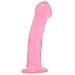 Basix Rubber Works 6.5-Inch Suction Cup Dong, Pink