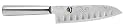 Shun Steel 7-Inch Santoku Knife with Scallops