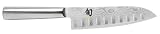 Shun Steel 7-Inch Santoku Knife with Scallops