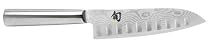 Shun Steel 7-Inch Santoku Knife with Scallops