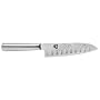 Shun Steel 7-Inch Santoku Knife with Scallops