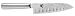 Shun Steel 7-Inch Santoku Knife with Scallops