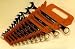 ERNST (ERN5088) 15 Slot Gripper Wrench Rack - Red