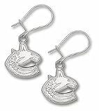 Logoart Vancouver Canucks Sterling Silver Earrings