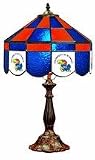 Kansas Jayhawks MVP 14" Executive Stained Glass Table Lamp