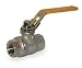 Industrial Grade 1WMY2 Ball Valve, Two Piece, 1/2 In, 316 SS Body