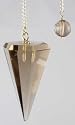 Pendulums: Smoky Quartz 6 Facet Pendulum
