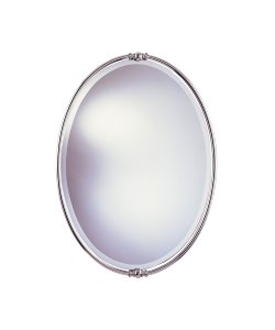 Murray Feiss MR1044PN New London Decorative Mirror, Polished Nickel