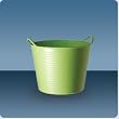 Tubtrugs Super Flexible Bucket, 6.5 Gal Pistacio