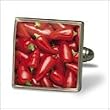 Stewart Stand Red Chilis Designer Cufflinks in Box by Robert Charles