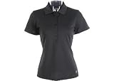 Misses Izod Golf Solid Mesh Golf Polo