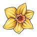 Easter Flower Temporary Tattoo 2x2