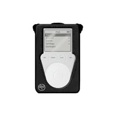 DLO Action Jacket, schwarz - Apple iPod Neoprenh�lle, inkl. Armband und G�rtelclip (f�r iPods 10 - 40 GB, driite Generation )