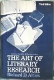 The art of literary research