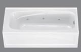American Standard 1748.118 Colony 5 1/2 x 32 Whirlpool with Integral Apron, Featuring System I, Whi