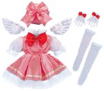 キャラリートキッズ きらきら羽のピンクドレス