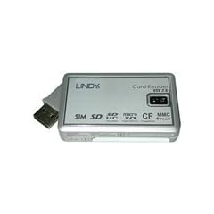 Lindy Kartenleser+ SIM - USB 2.0 Multi-Card Reader Pro - Kabel, 42982