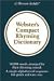 Webster's Compact Rhyming Dictionary