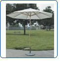 Nine Foot Blue Patio Umbrella Market Umbrella