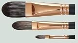 4 Filbert Jackson's Black Hog Bristle Brush