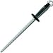 Forschner / Victorinox Sharpening Steel, Round 14 in Regular Cut, Black Nylon Handle Model 40586