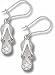 Dallas Cowboys 5/8" Star Flip Flop Dangle Earrings - Sterling Silver Jewelry