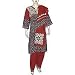 Salwar Kameez Suits Printed Embroidered Cotton Multicolored Womens Dress Size L (slk318)
