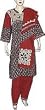 Salwar Kameez Suits Printed Embroidered Cotton Multicolored Size L (slk318)