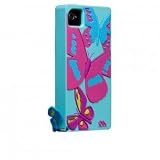 Case-Mate iPhone 4S / 4 Creatures: Butterflies Case, Turquoise クリーチャーズ バタフライ シリコン ケース, ターコイズ CM019535