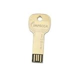 Impecca 8GB Key USB Drive Gold