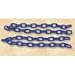 **Shipping include for USA/APO/FPO ONLY** 5/8 in. 40 lb Weight Lifting Chain Powerlifting Chains for Strength (pair):(This is for two 5 ft sections of chain only):Each of our 5/8" chains are 5 feet long each, sold:in pairs, and are powdercoated BLUE for easy identification.:The total weight of the pair is around 40 lbs.