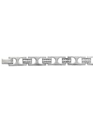 14K Yellow Gold 02.00 Cttw Gents Diamond Bracelet