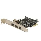 Syba SD-PEX-FWB PCI Express 4-Port Firewire 1394a/b Card for Desktop PC