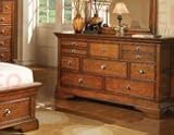 Dresser in Light Brown Finish by Coaster Furniture