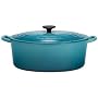 Le Creuset 25002311702461 Br�ter Tradition, oval 31 cm karibikblau