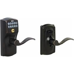 Schlage Lock FE595VCAMXACC716 Camelot Lever Electronic Keypad Entry Lockset