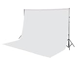 Produkt-Bild: 300 x 300 cm Fotostudio Hintergrund Chromakey Green Screen in Wei&szlig;