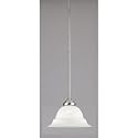 Westinghouse 67569 Brushed Nickel Eastgate Down Lighting Pendant from the Eastgate Collection