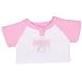 Build-A-Bear Workshop Pittsburgh Pirates Pink Raglan Tee